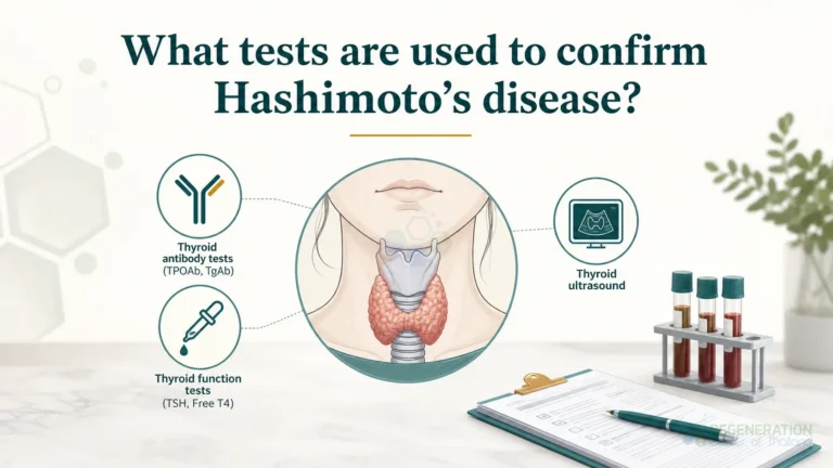 Illustration of autoimmune thyroiditis affecting the thyroid gland for Stem Cell Treatment for Hashimoto’s Disease & Chronic Thyroiditis.