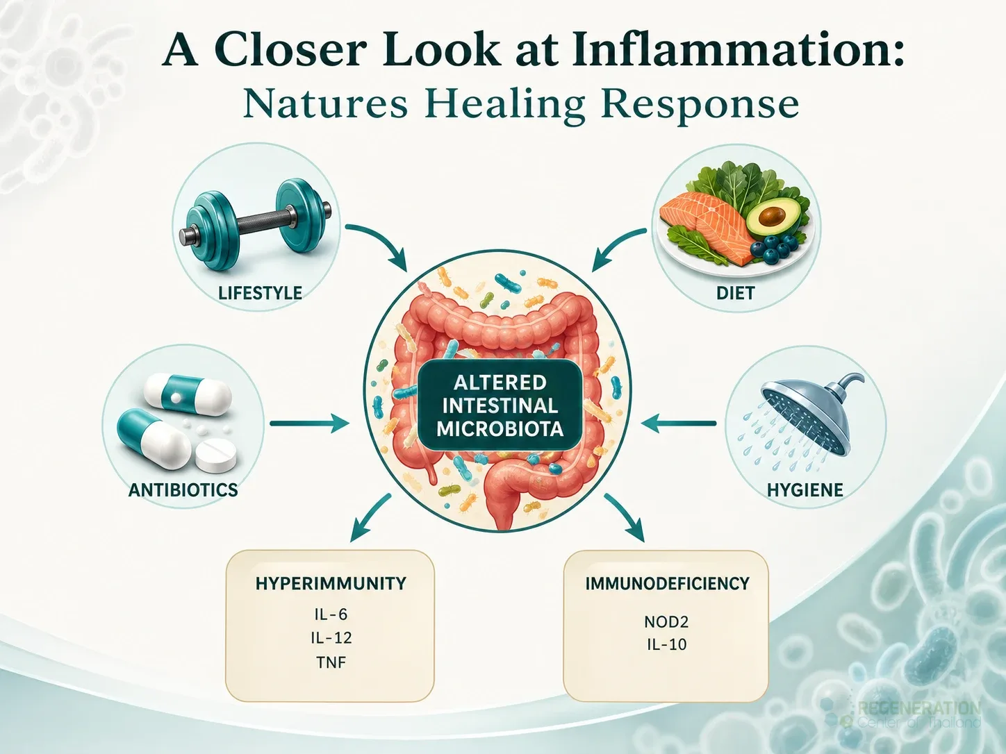 Factors associated with altered intestinal microbiota, unverified draft for editorial review