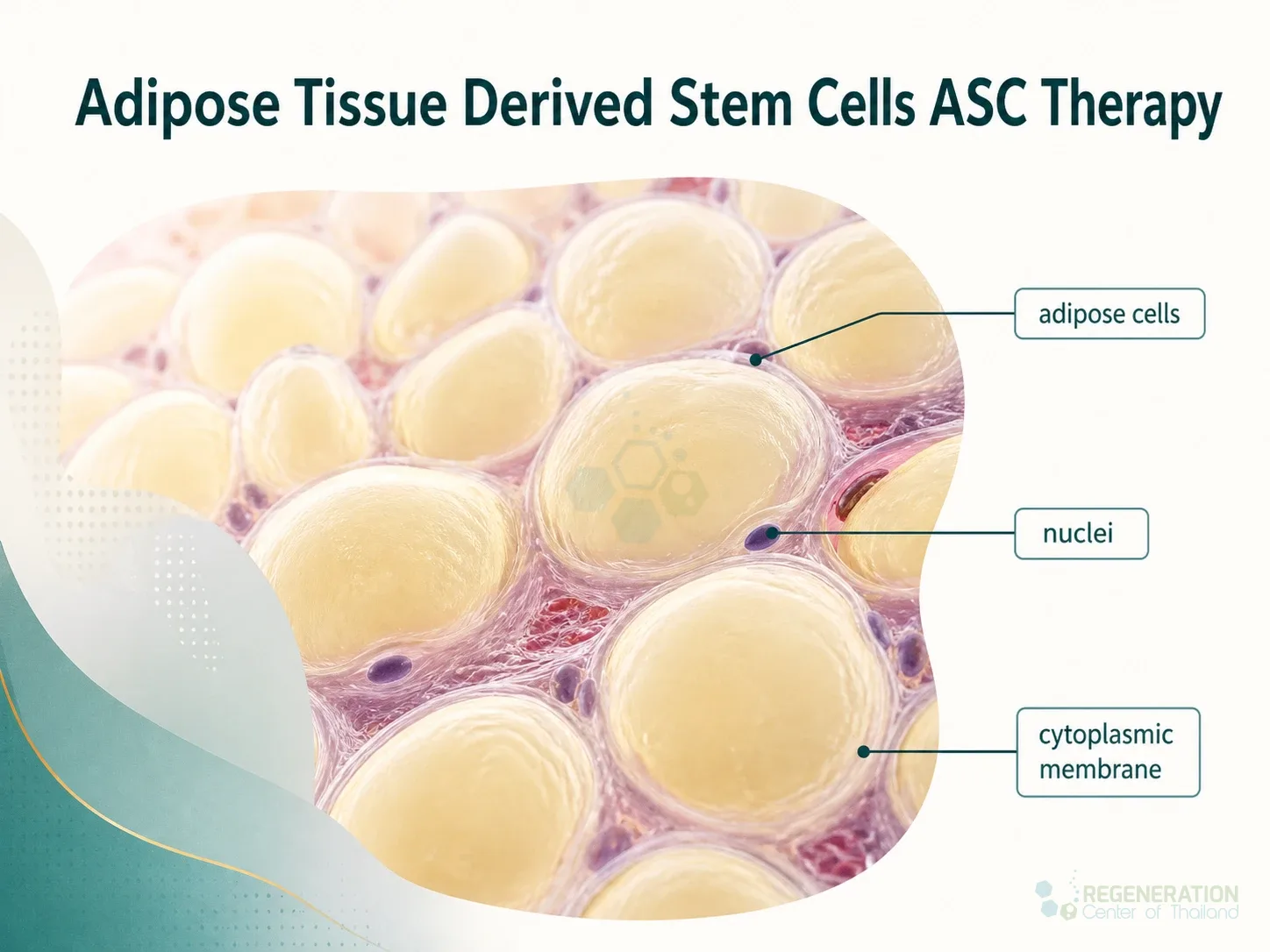 Adipose cell structure and microscopy context, unverified draft for editorial review