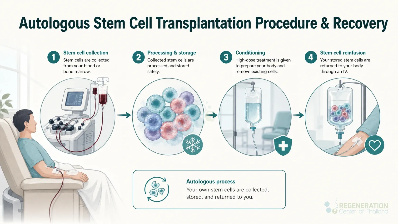 Autologous stem-cell transplant process, unverified draft for editorial review