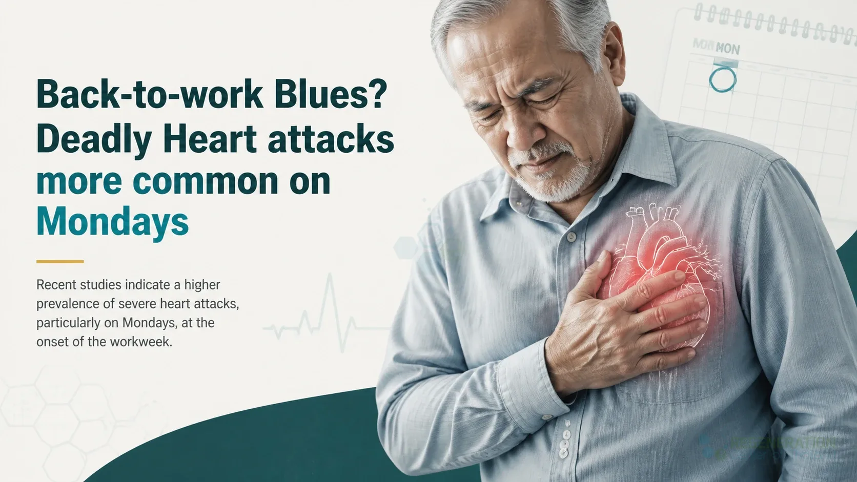 STEMI-Heart-attacks-more-common-on-Mondays for Back-to-work Blues? Deadly Heart attacks more common on Mondays.