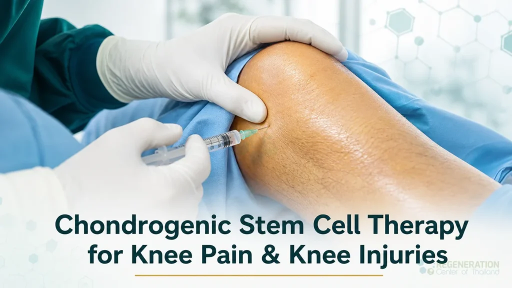 Editorial image for Chondrogenic Stem Cell Therapy for Knee Pain & Knee Injuries, including the section headline.