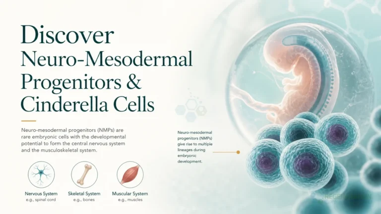 Illustration labeled Neuro-Mesodermal Progenitors Cinderella Cells for Discover Neuro-Mesodermal Progenitors & Cinderella Cells.