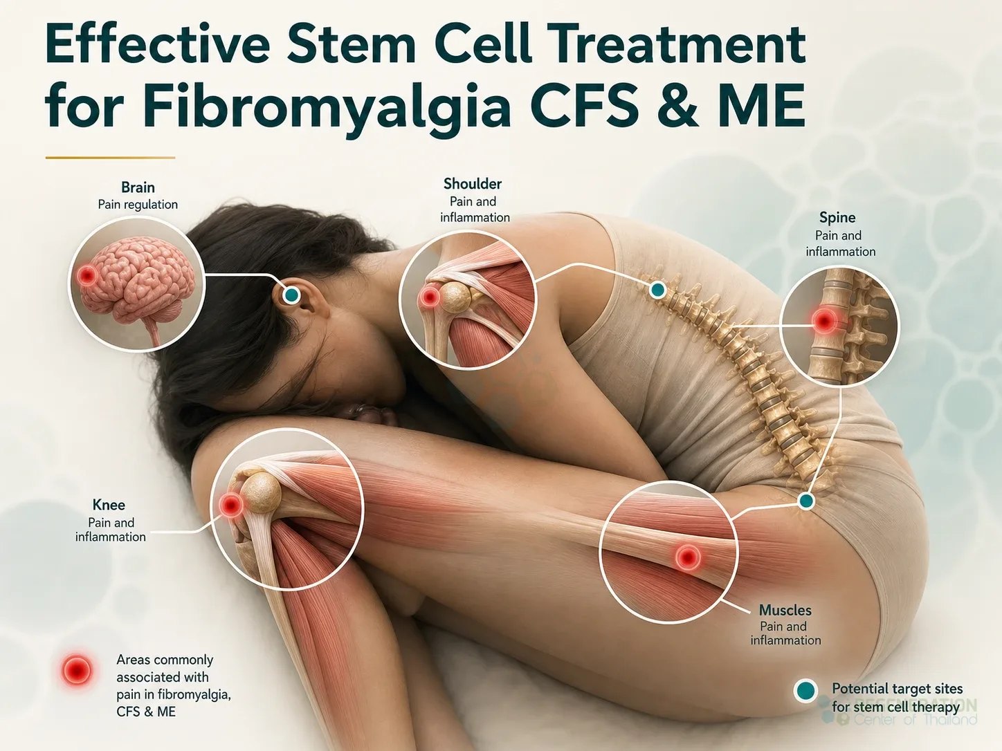Editorial image for Effective Stem Cell Treatment for Fibromyalgia CFS & ME, including the section headline.