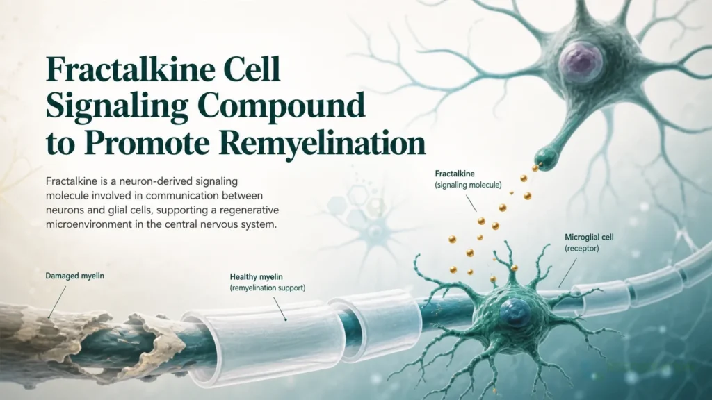 Neuroinflammation-fractalkine-cell-signaling for Fractalkine Cell Signaling Compound to Promote Remyelination.