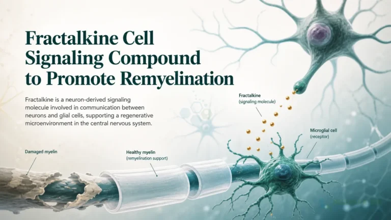 Neuroinflammation-fractalkine-cell-signaling for Fractalkine Cell Signaling Compound to Promote Remyelination.