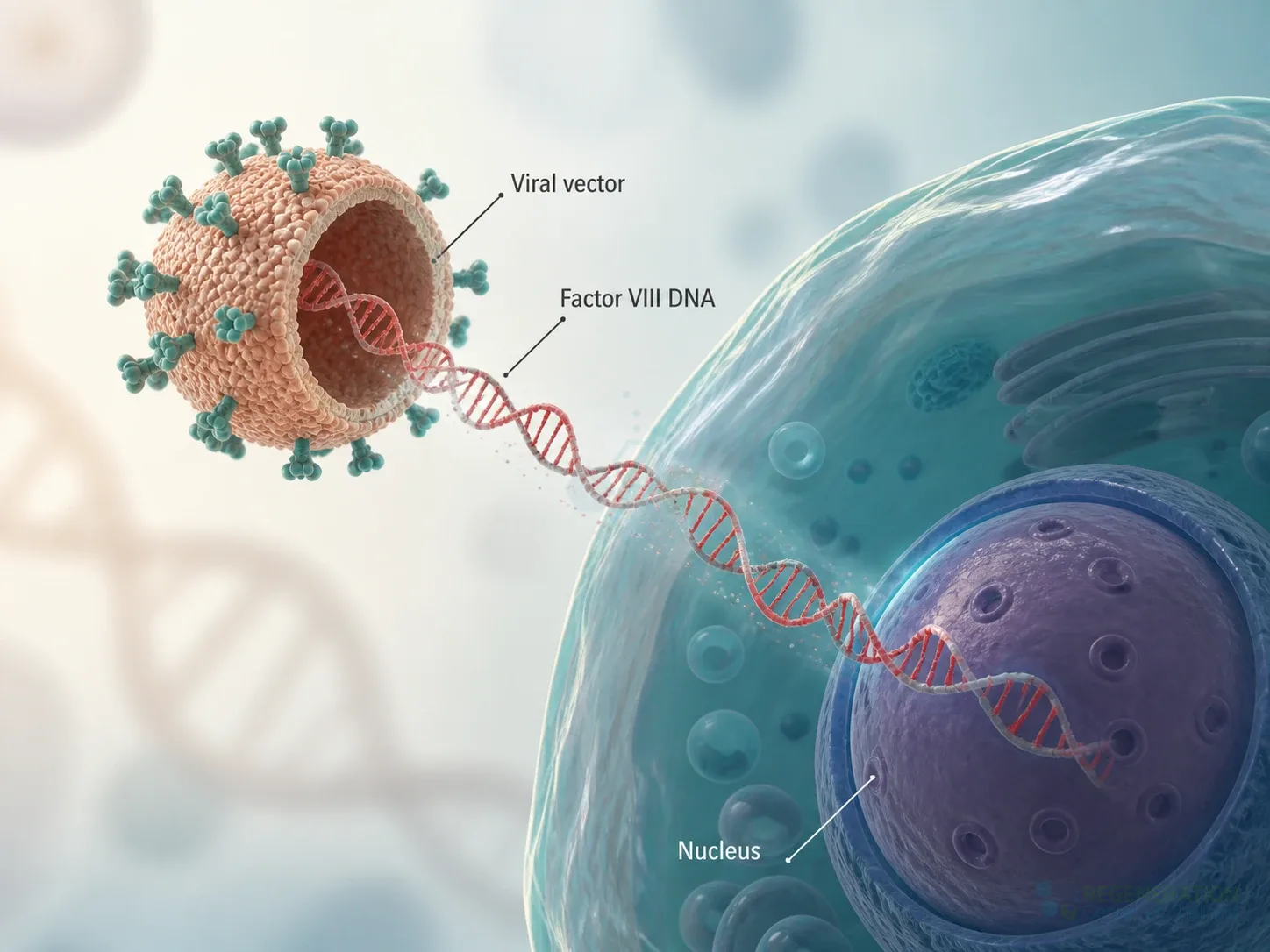 Editorial concept about gene therapy and stem cell research in Asia