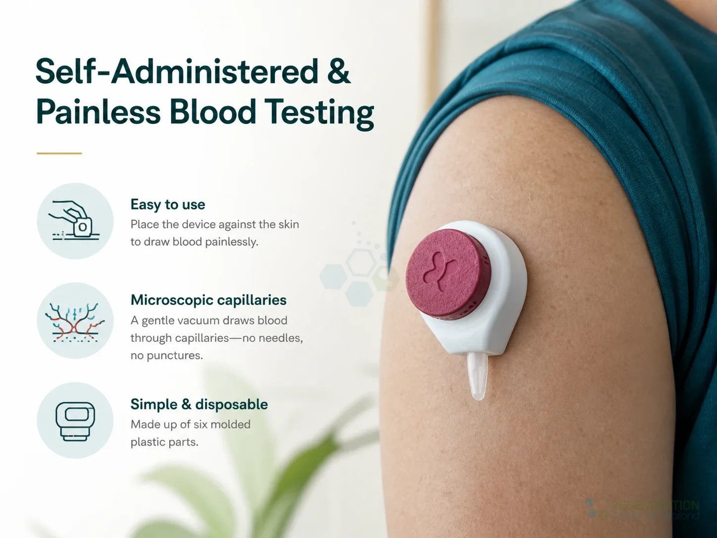 Wearable blood collection device concept, unverified draft for editorial review