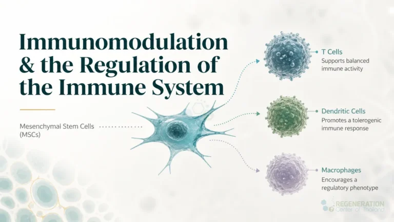 Immunomodulation by Mesenchymal Stem Cells (MSCs) for Immunomodulation & the Regulation of the Immune System.