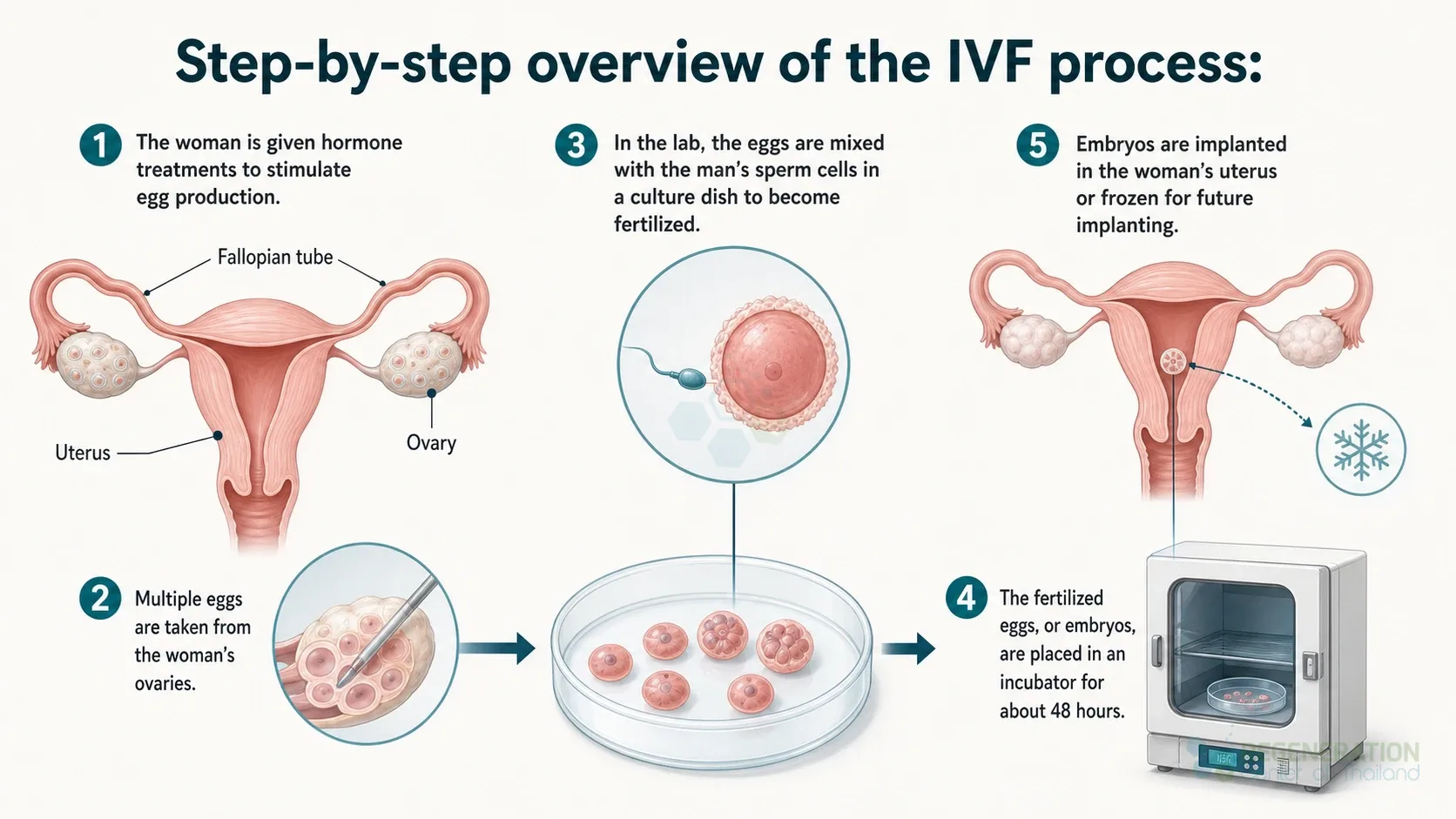 In vitro fertilization process, unverified draft for editorial review