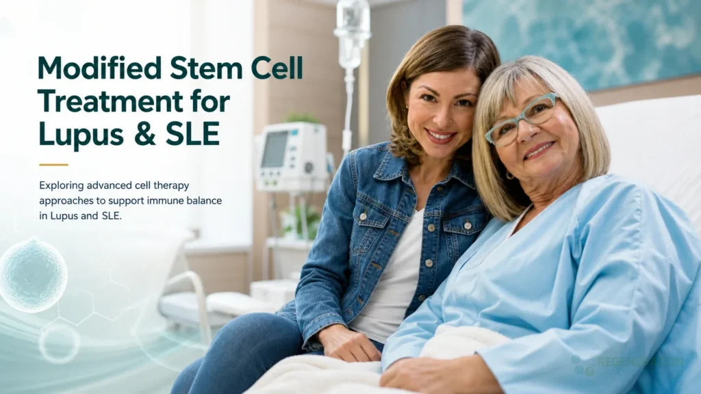Editorial image for Modified Stem Cell Treatment for Lupus & SLE, including the section headline.