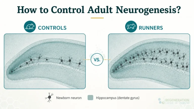 Research figure comparing hippocampal neurogenesis in control mice and runners for Neurogenesis How To Grow New Brain Cells Naturally.