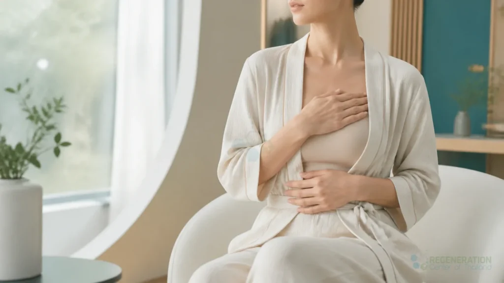 Breast reconstruction consultation concept, unverified draft for editorial review