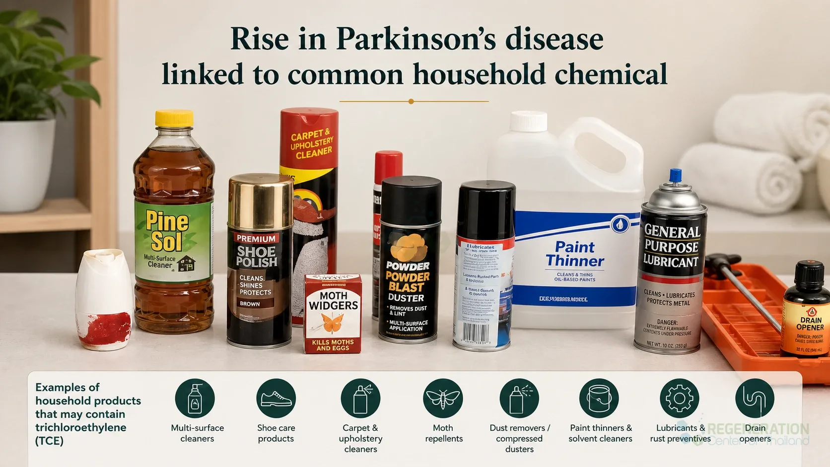 Products associated with trichloroethylene exposure