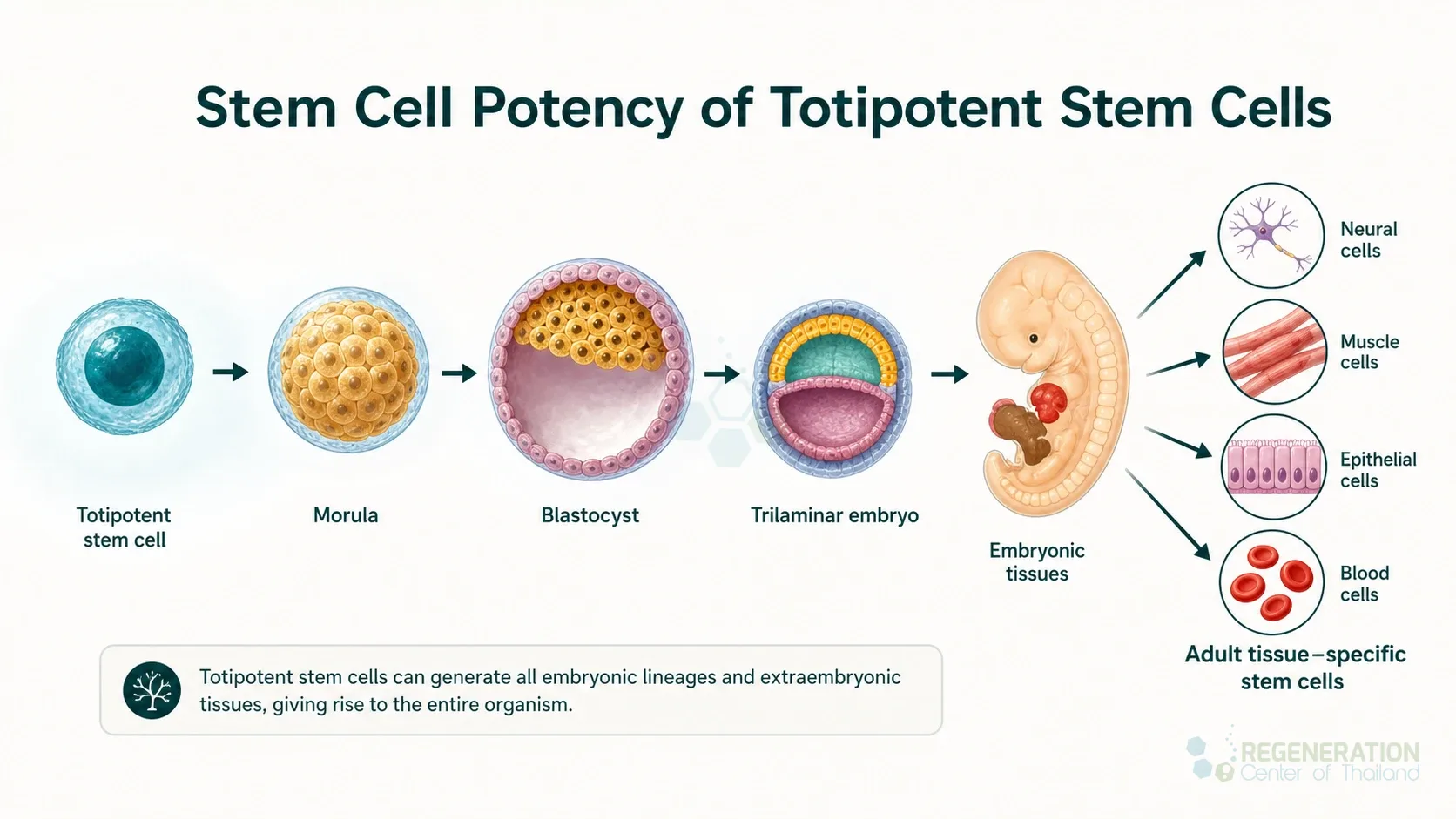 Totipotent stem cell development pathways, unverified draft for editorial review