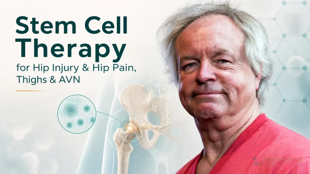 Editorial image for Stem Cell Therapy for Hip Injury & Hip Pain,Thighs & AVN, including the section headline.
