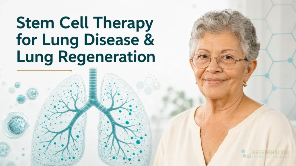 Editorial image for Stem Cell Therapy for Lung Disease & Lung Regeneration, including the section headline.