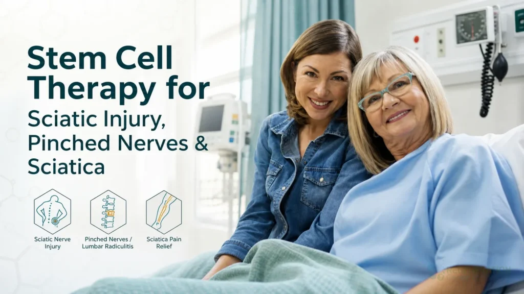 Editorial image for Stem Cell Therapy for Sciatic Injury, Pinched Nerves & Sciatica, including the section headline.