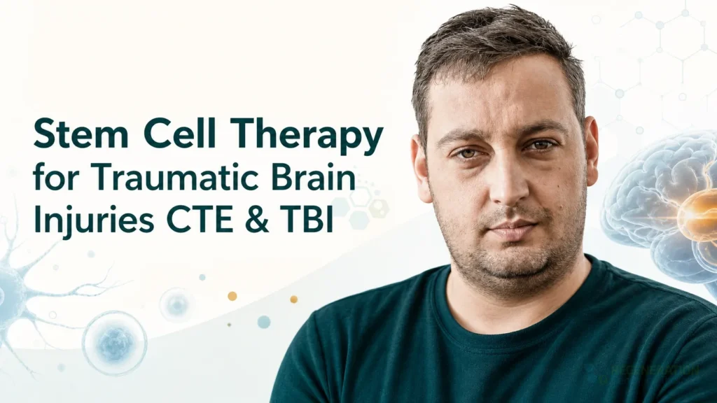 Editorial image for Stem Cell Therapy for Traumatic Brain Injuries CTE & TBI, including the section headline.