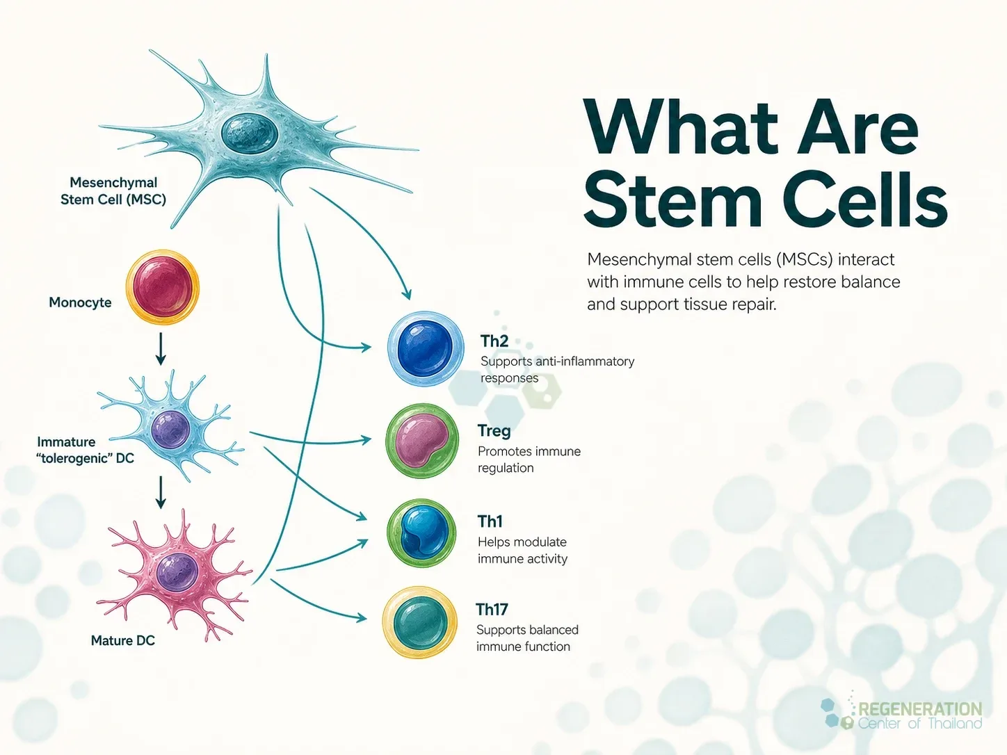 Clinical editorial image for What Are Stem Cells, including the section headline.