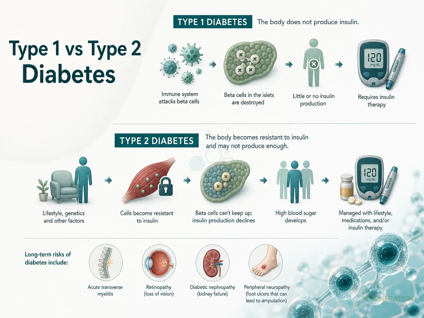 Editorial image for Type 1 vs Type 2 Diabetes, including the section headline.
