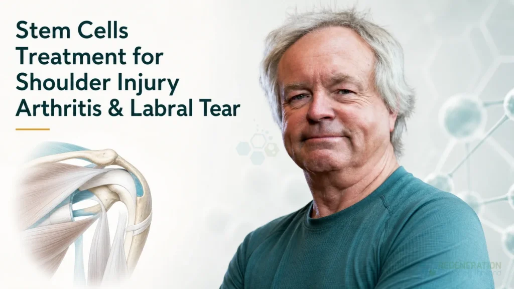 Editorial image for Stem Cells Treatment for Shoulder Injury Arthritis & Labral Tear, including the section headline.