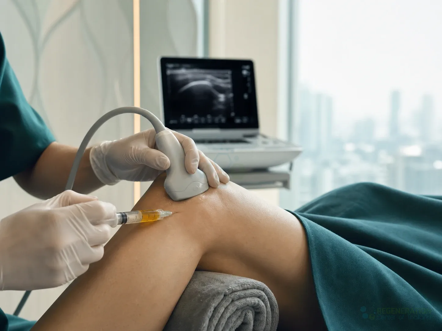 Editorial concept illustrating PRP Applications and Benefits.
