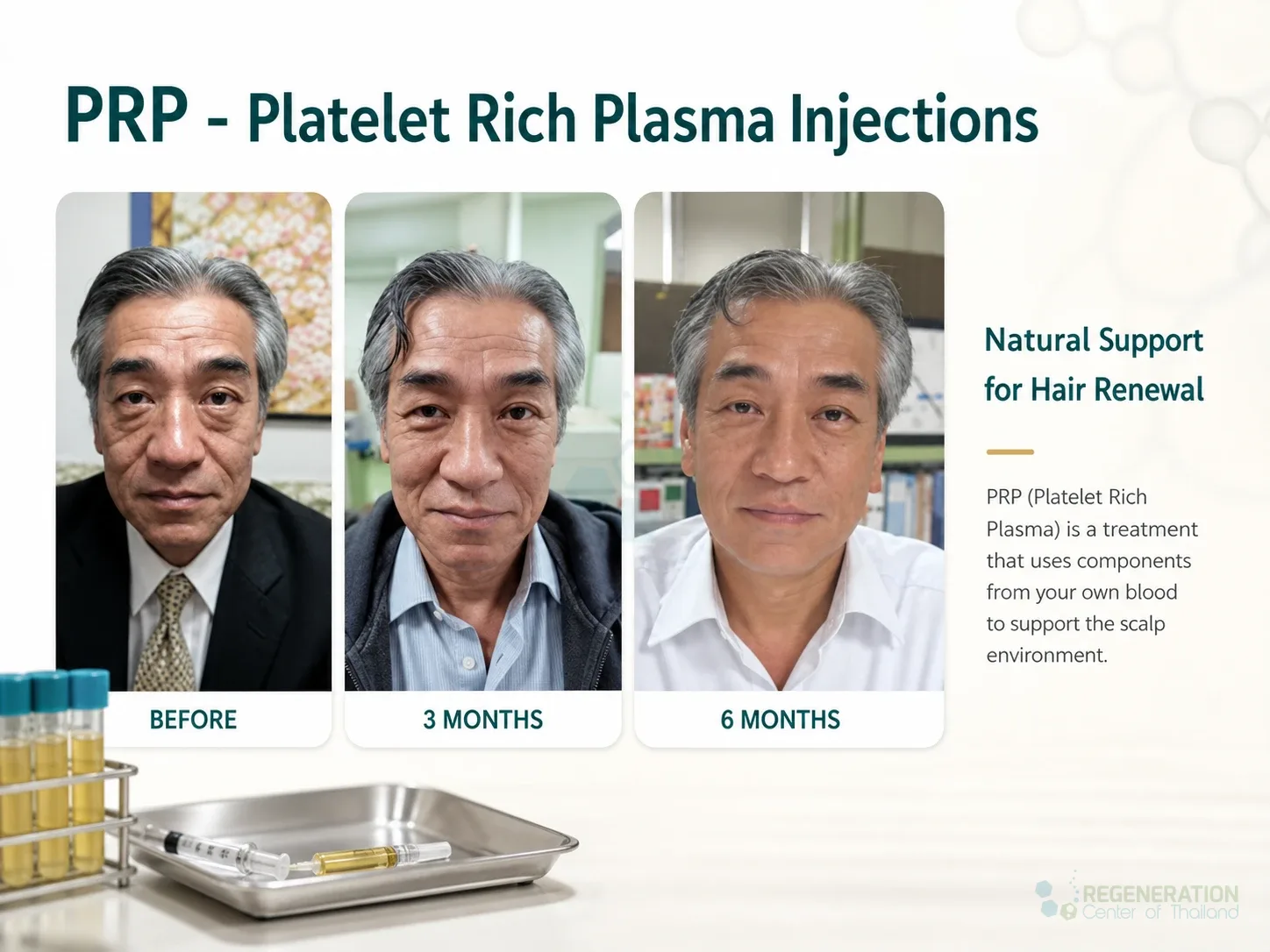 Editorial image for PRP - Platelet Rich Plasma Injections, including the section headline.