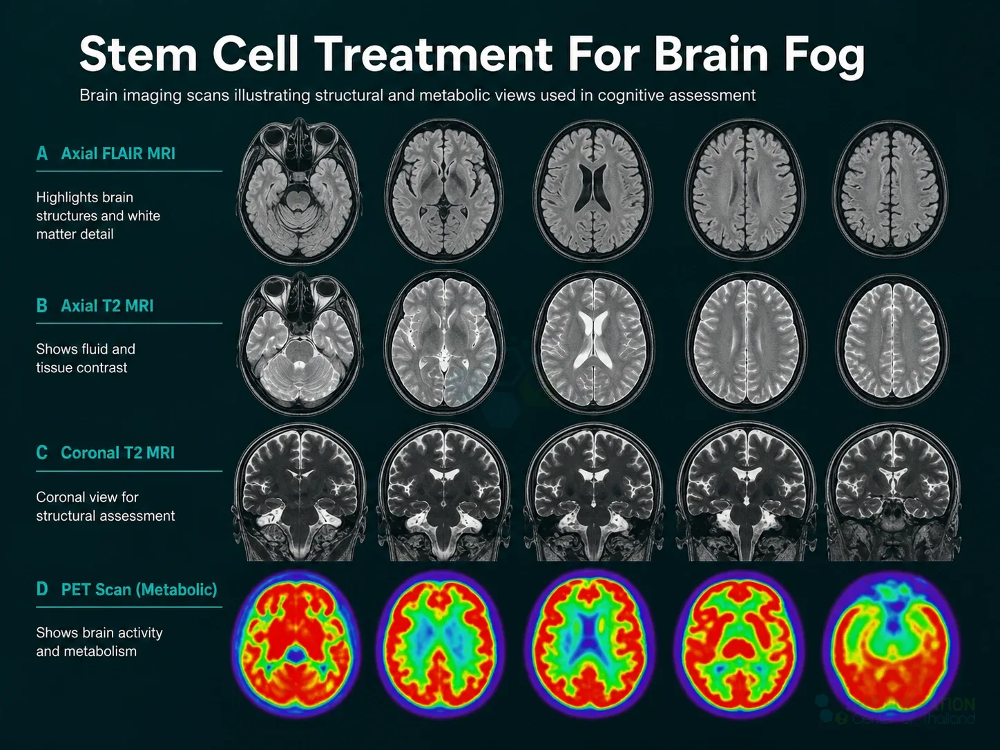 Editorial illustration for Stem Cell Treatment For Brain Fog, including the authored section headline.