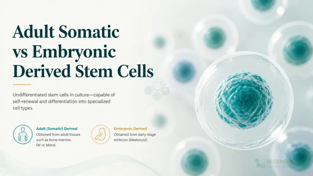 Adult somatic and embryonic-derived stem cells, unverified draft for editorial review
