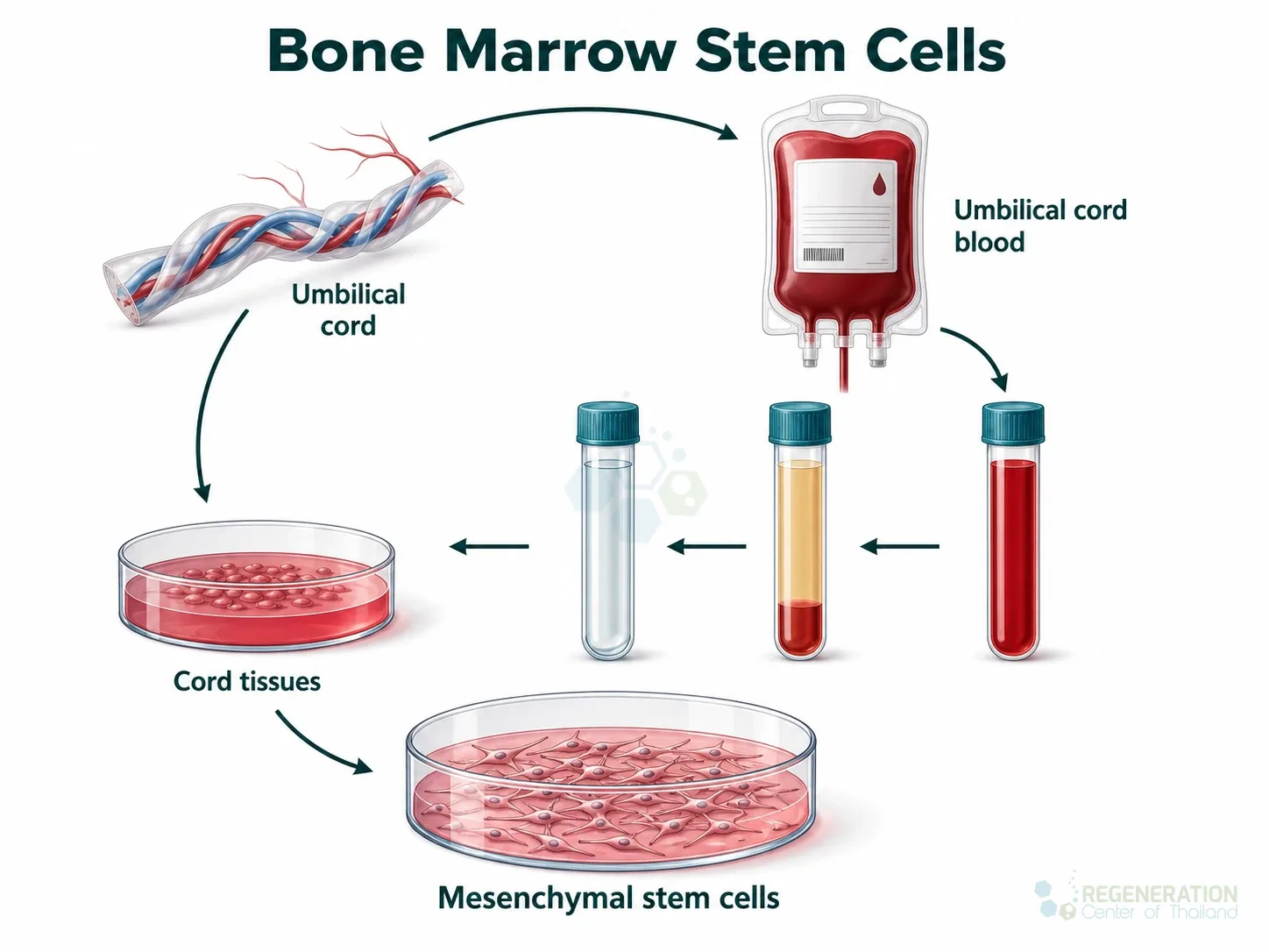 Umbilical cord blood and cell-culture pathway, unverified draft for editorial review